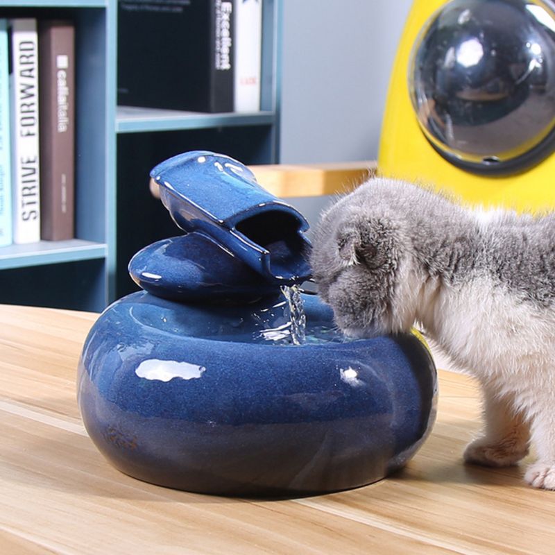 Sky Blue Pets Drinking Fountain