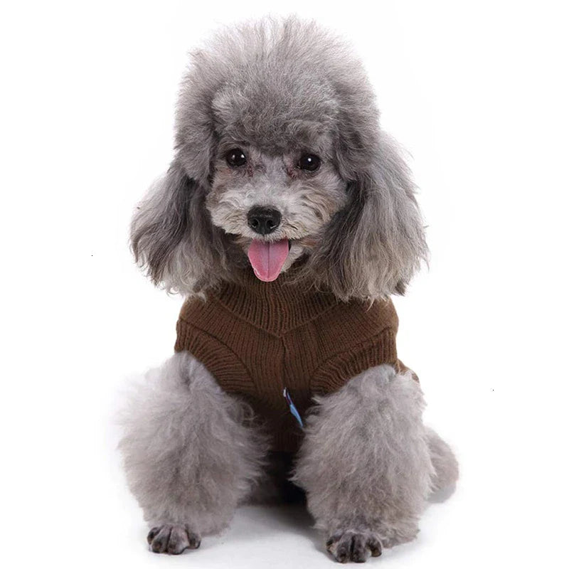 Small Dog Warm Knitted Sweater