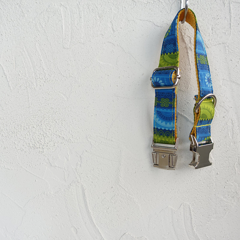 Yellow ETHNIC NATIONAL Pet Collar