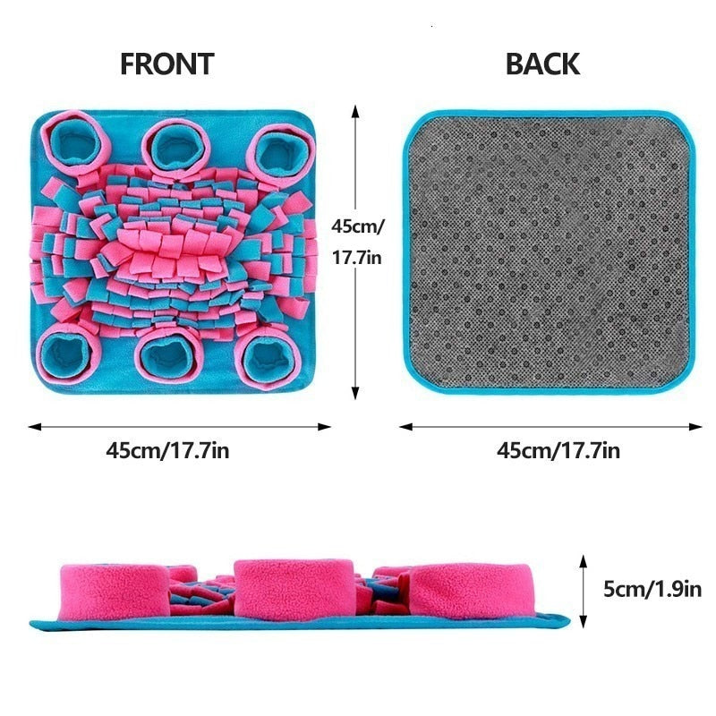 6 Holes Dog Puzzle Snuffle Mat