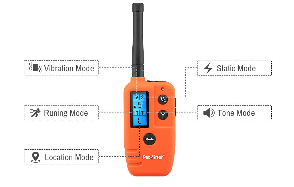 500M Waterproof LCD Dog Training Collar