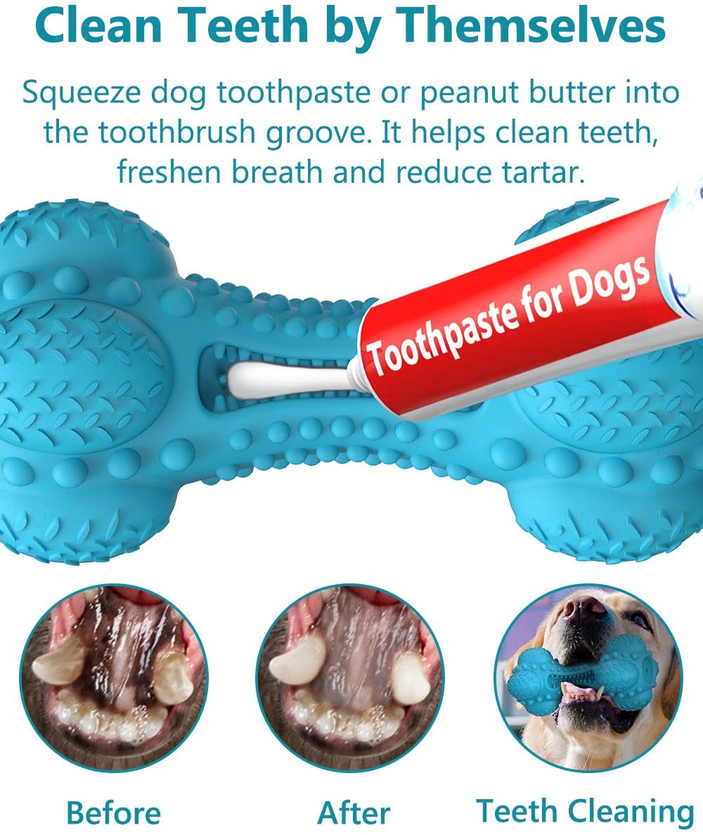 Squeaky Rubber Dog Chewy Toys