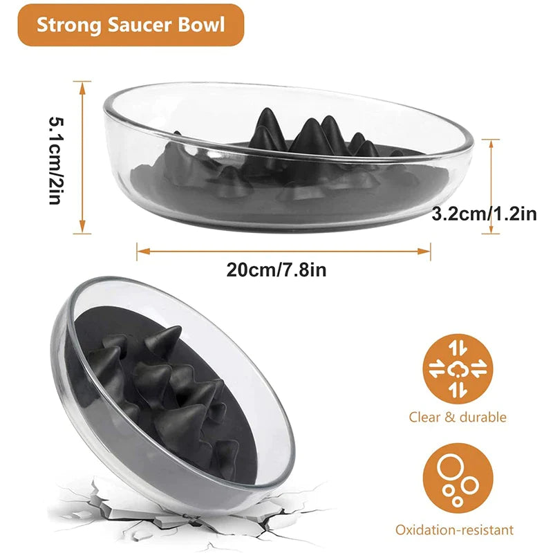 2 In 1 Silicone Non-slip Dog Bowl