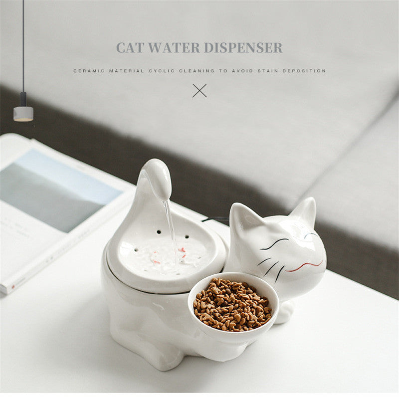 Electric Ceramic Pet Water Fountain
