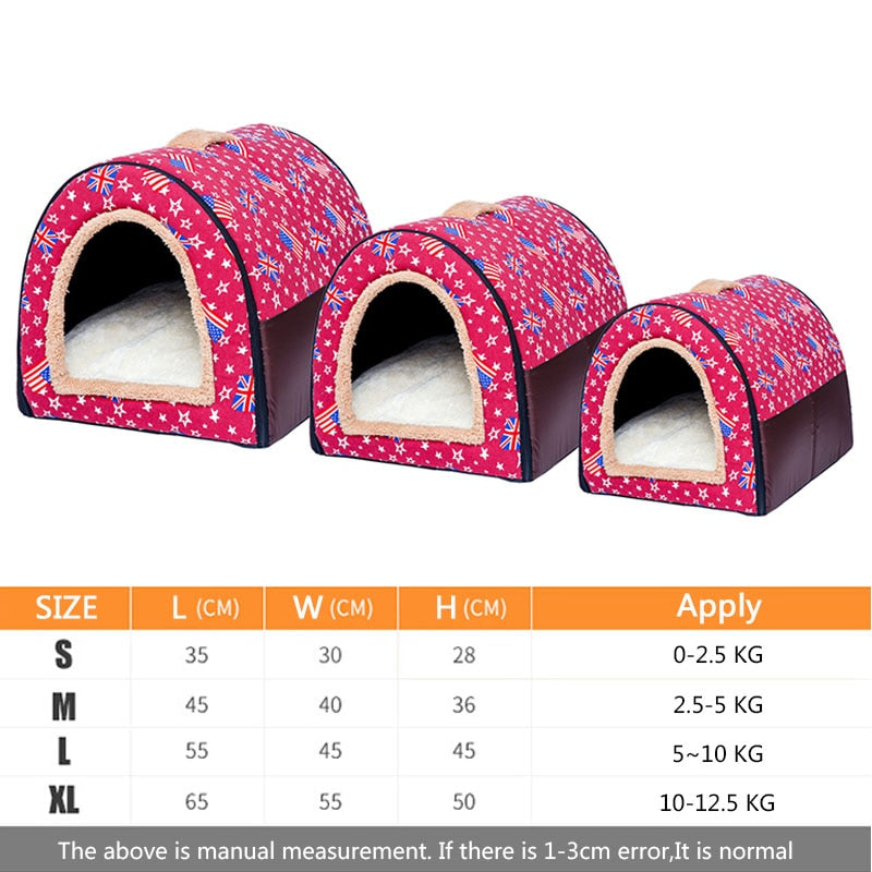 Winter Detachable Warm Pet Bed