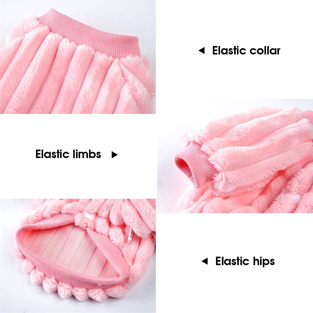 Cute Dog Soft Winter Clothes