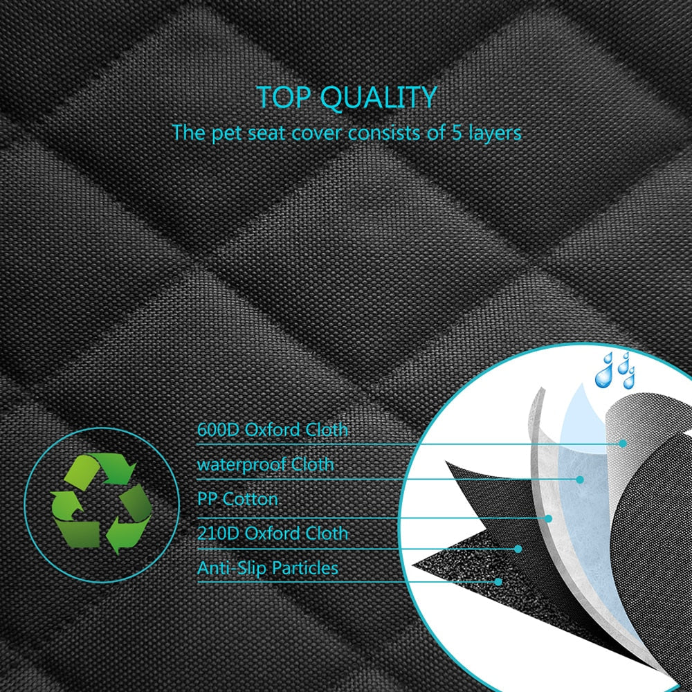 Waterproof Dog Car Seat Cover Cushion