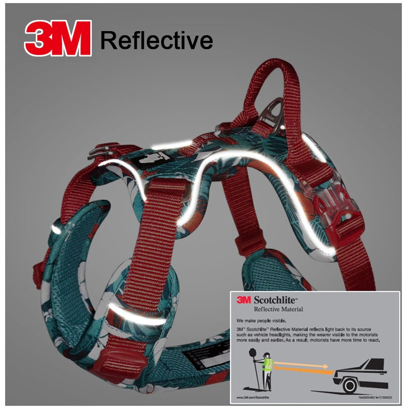 Camouflage Reflective Pet Dog Harness