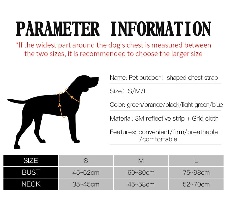 Professional Reflective Outdoor Dog Harness