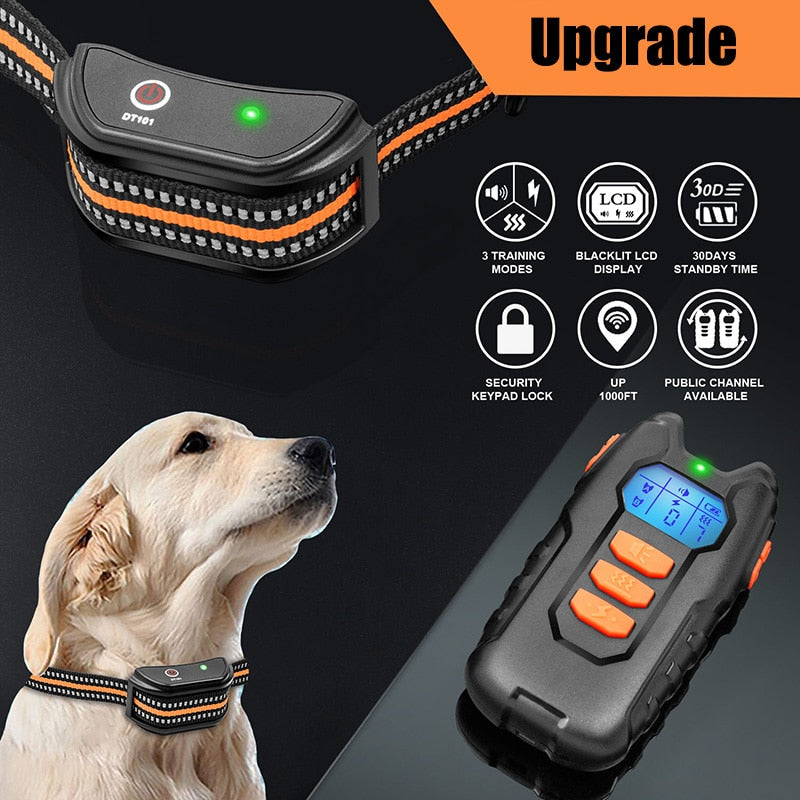 1000ft USB Anti Bark Dog Training Collar