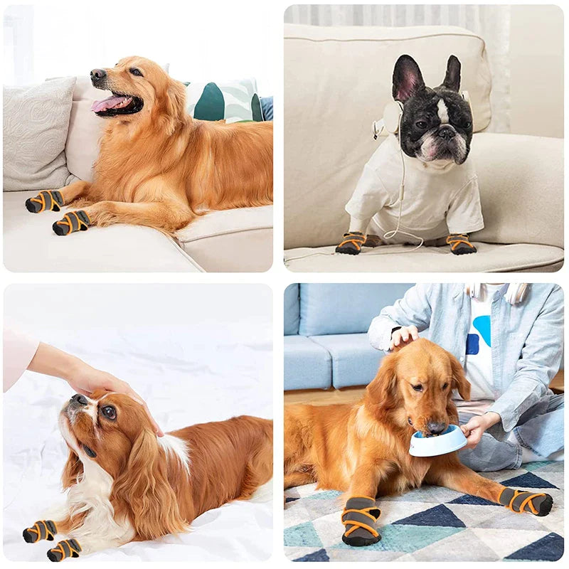 Cross Strap Soft Dog Shoes