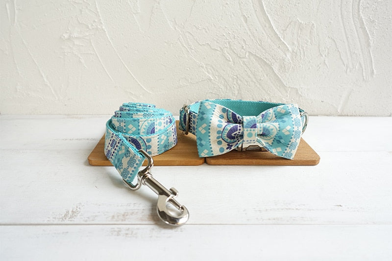 THE FOLK BLUE Dog Collar