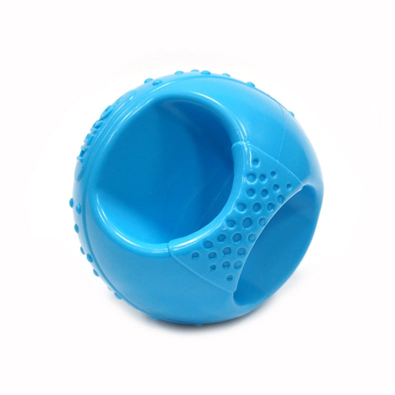 Dog Toys Handle Ball With Squeaker