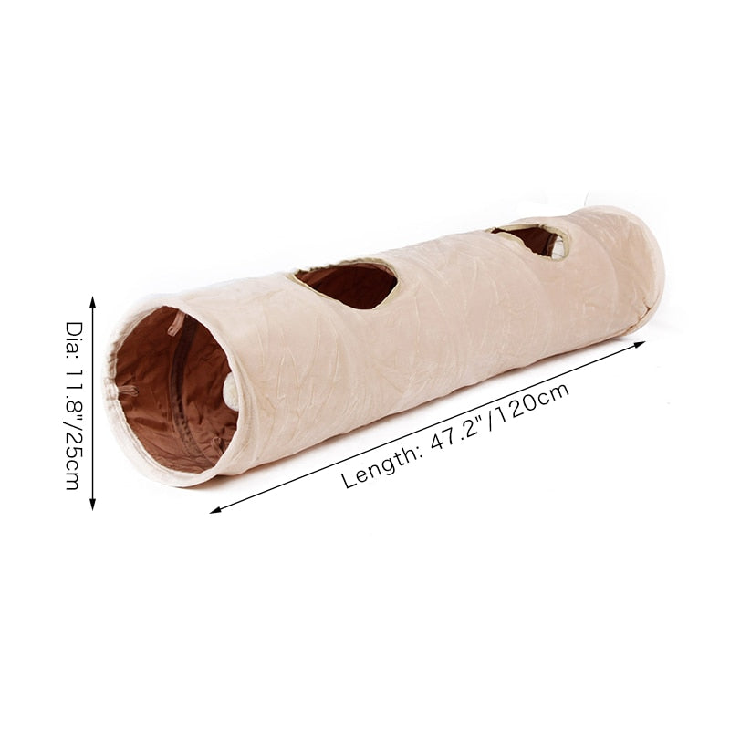 2 Holes Fun Cat Tunnel
