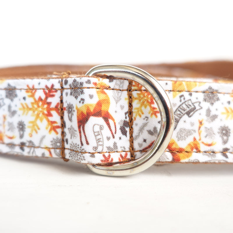 Christmas STAR SNOW Dog Collar