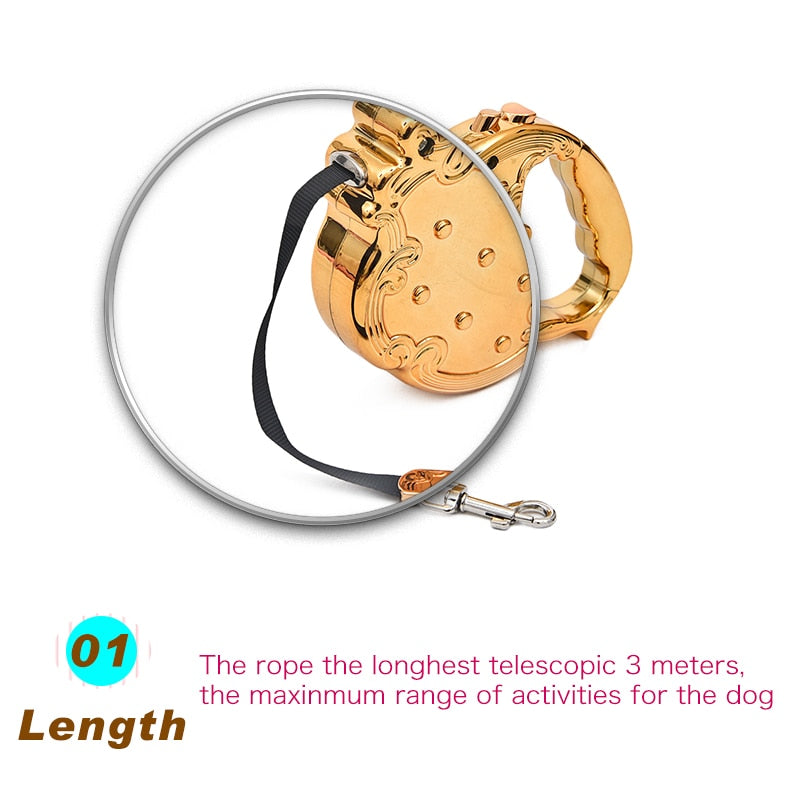 Luxury Design Dog Auto Leash