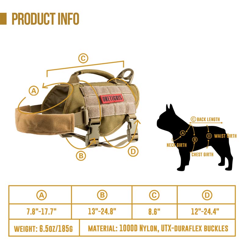 K9 Outdoor Training Dog Harness