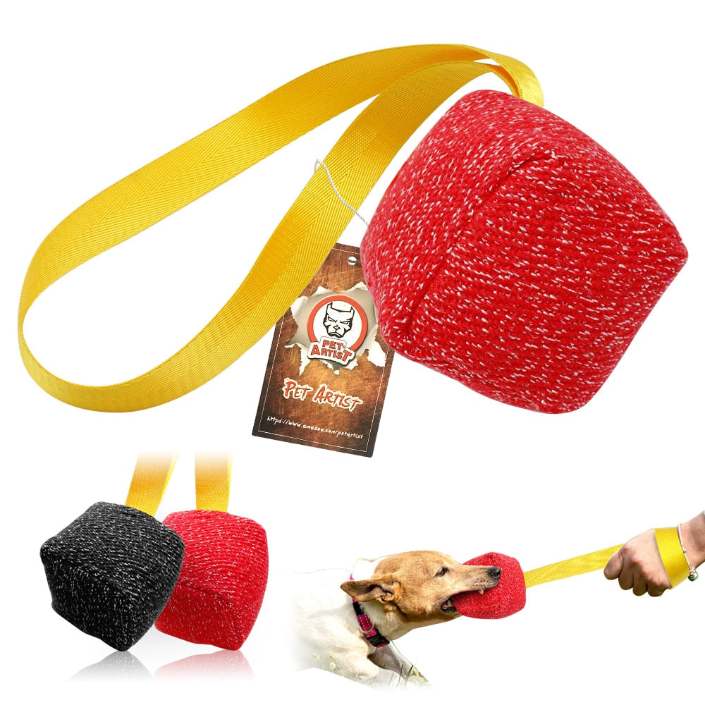 Interactive Tugs Pillow Dog Ball Toy
