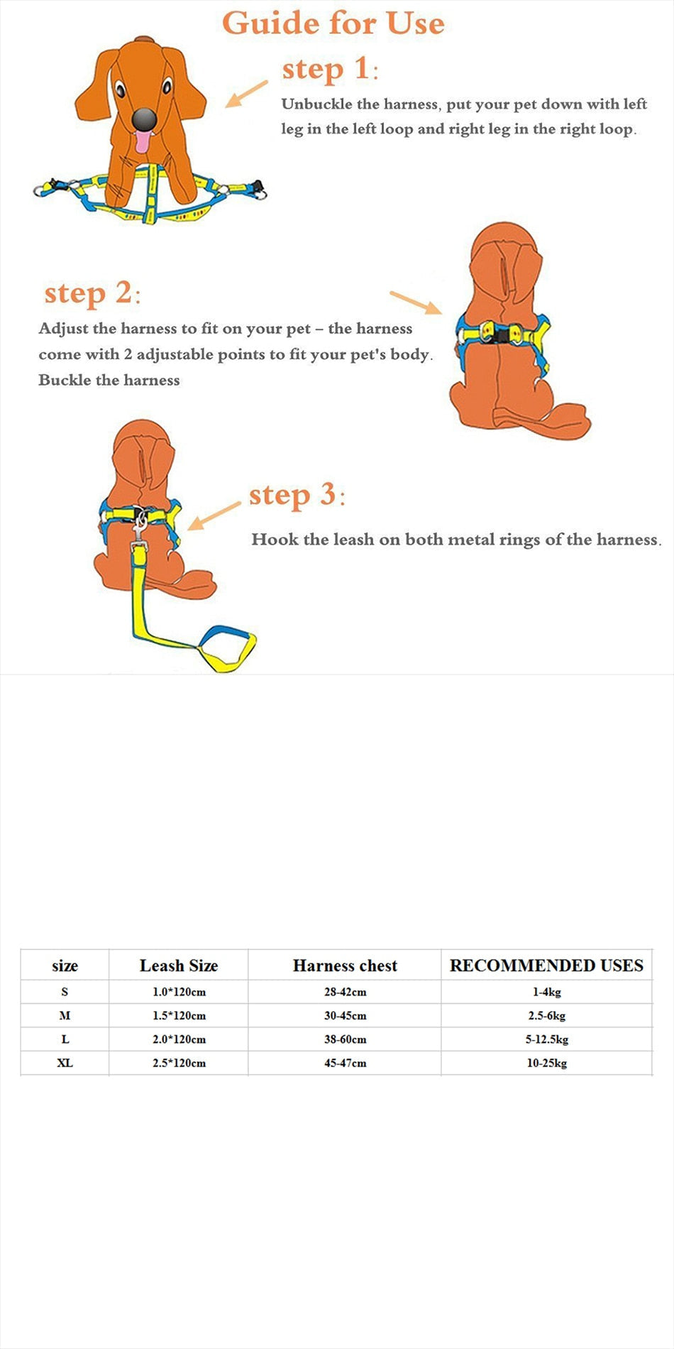 Premium Denim Leash & Harness