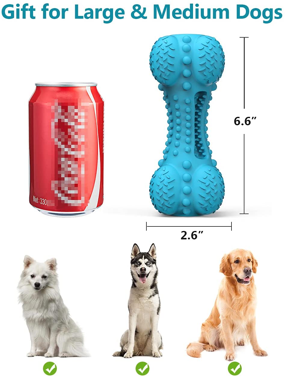 Squeaky Rubber Dog Chewy Toys