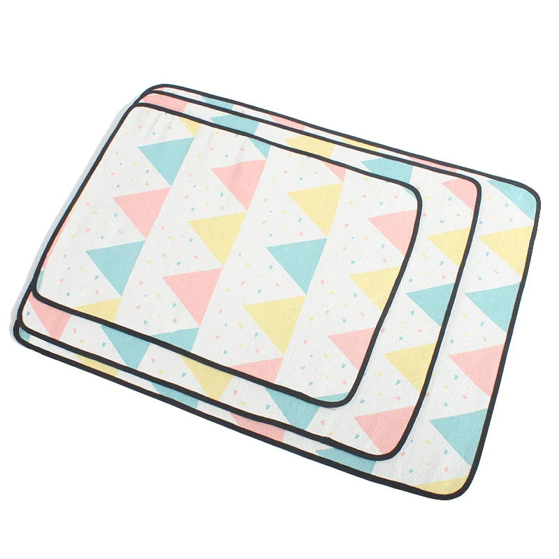Fashion Summer Ice Silk Dog Mat