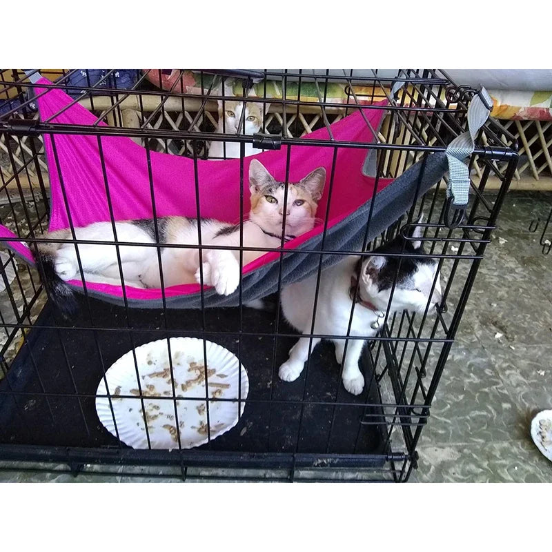 Reversible Fleece Cozy Cat Hammock