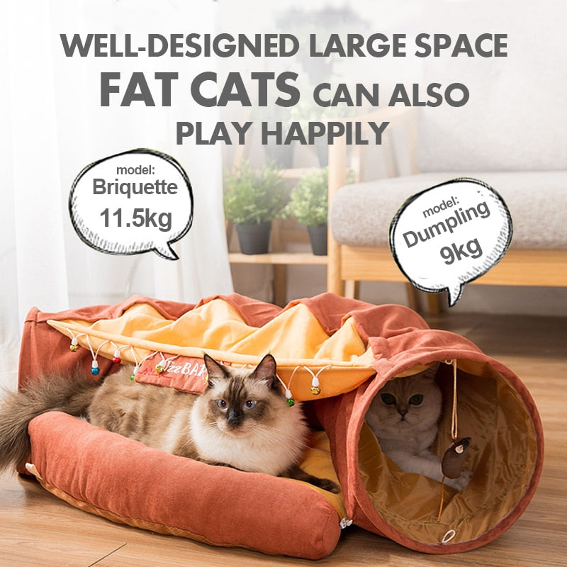 Foldable Cat Tunnel Nest