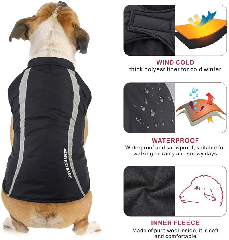 Warm Durable Winter Dog Jacket