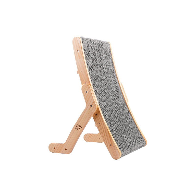 2 In 1 Solid Wood Cat Scratcher