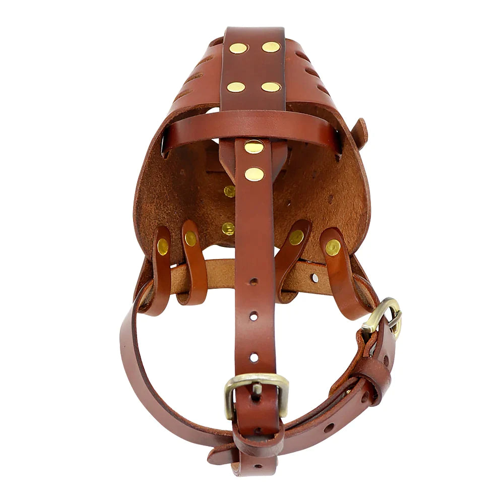Real Leather Dog Muzzle