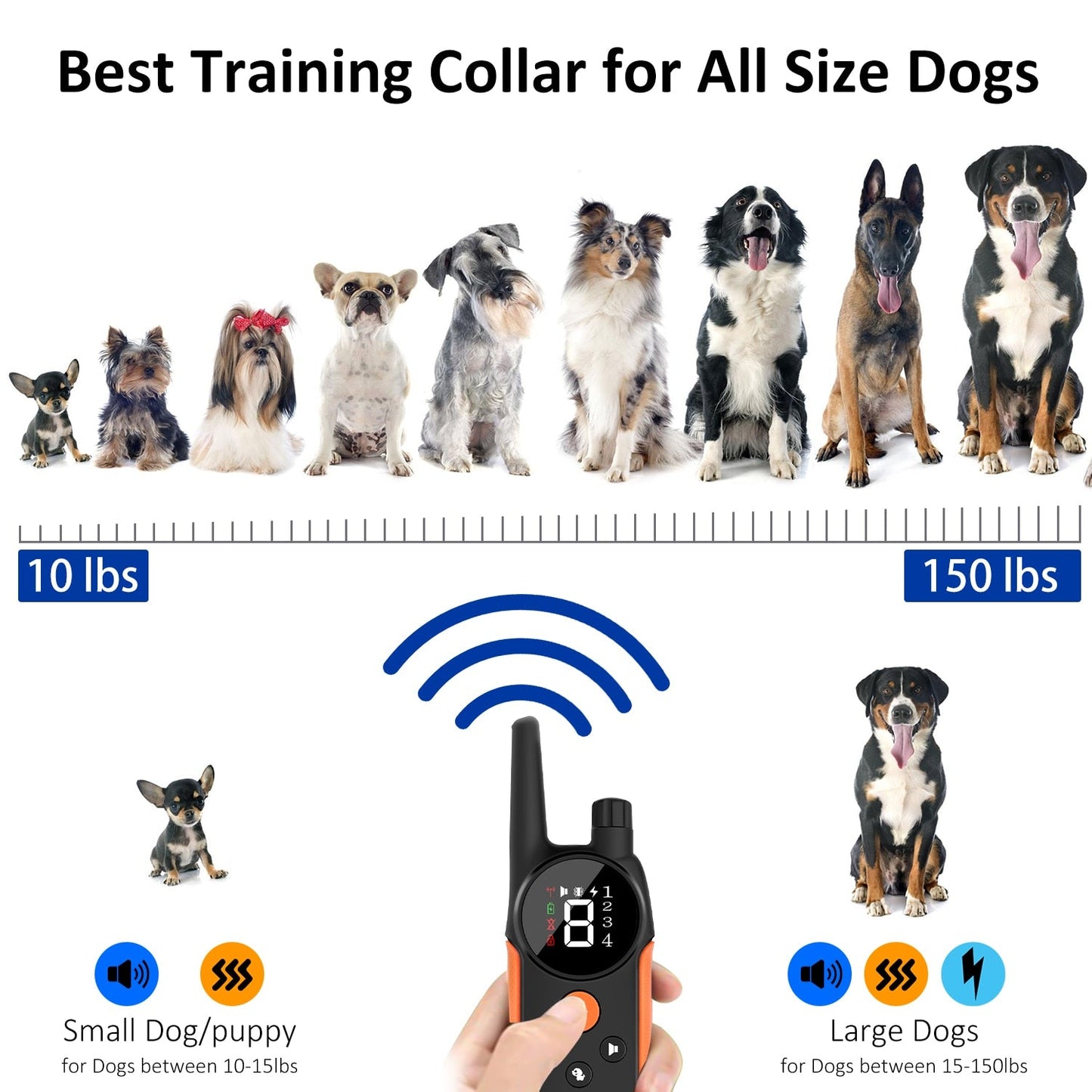 LCD Display Dog Training Collar