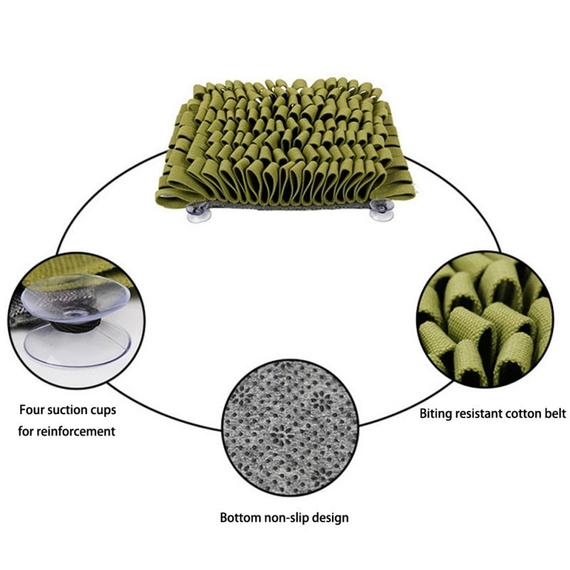 Dog Sniffing Training Mat With Suction Cup
