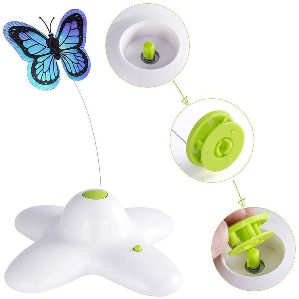 360 Degree Rotating Motion Activated Cat Toy