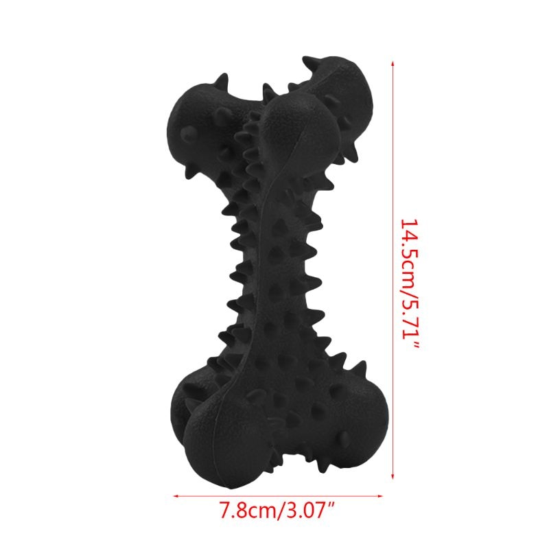 Interactive Dog Molar Rubber Bone Toy