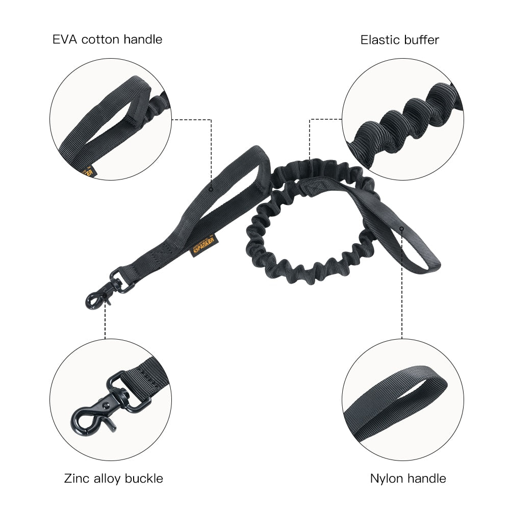 Elite Outdoor Tactical Dog Bungee Leash