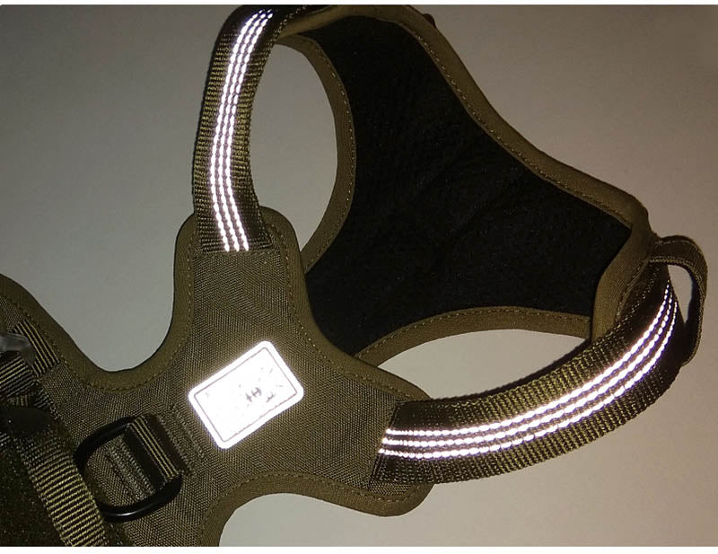Dog Tactical Waterproof Saddle Bag Harness