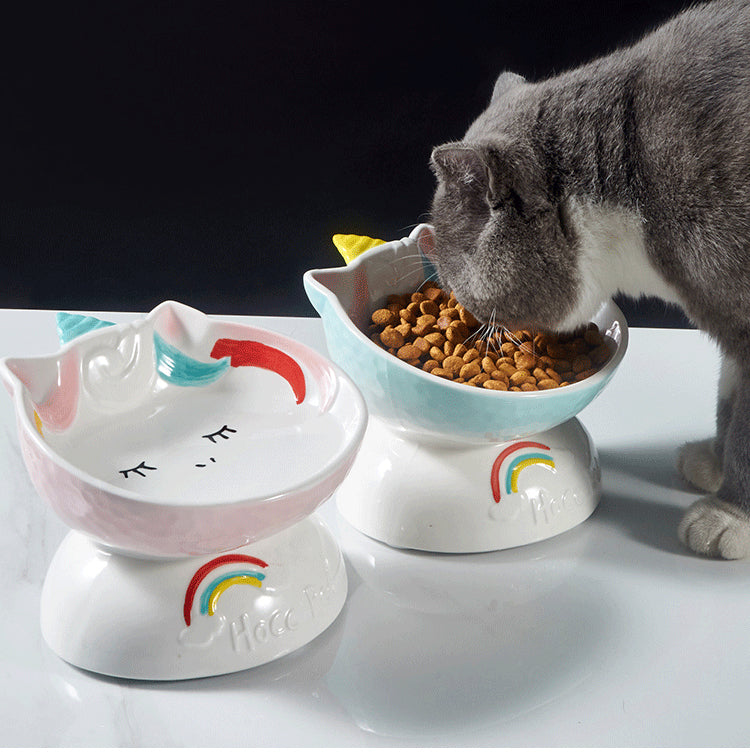 Unicorn Ceramic Pet Bowl