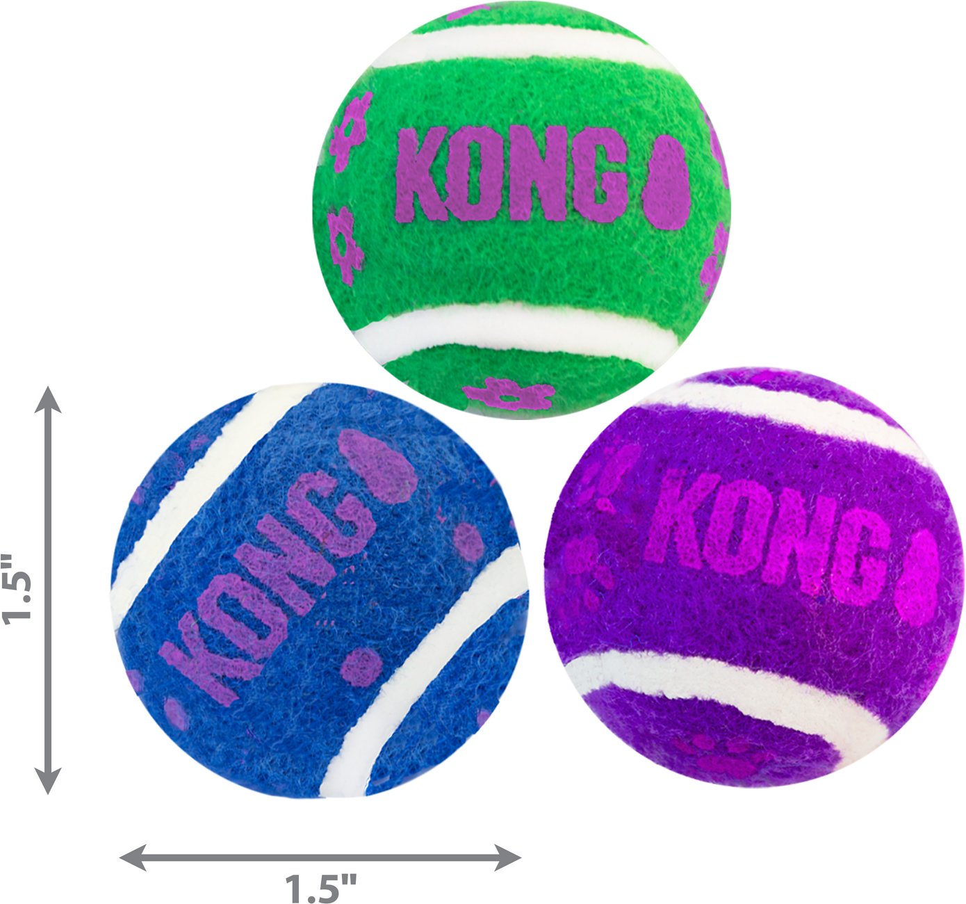 Tennis Balls With Bells Cat Toy