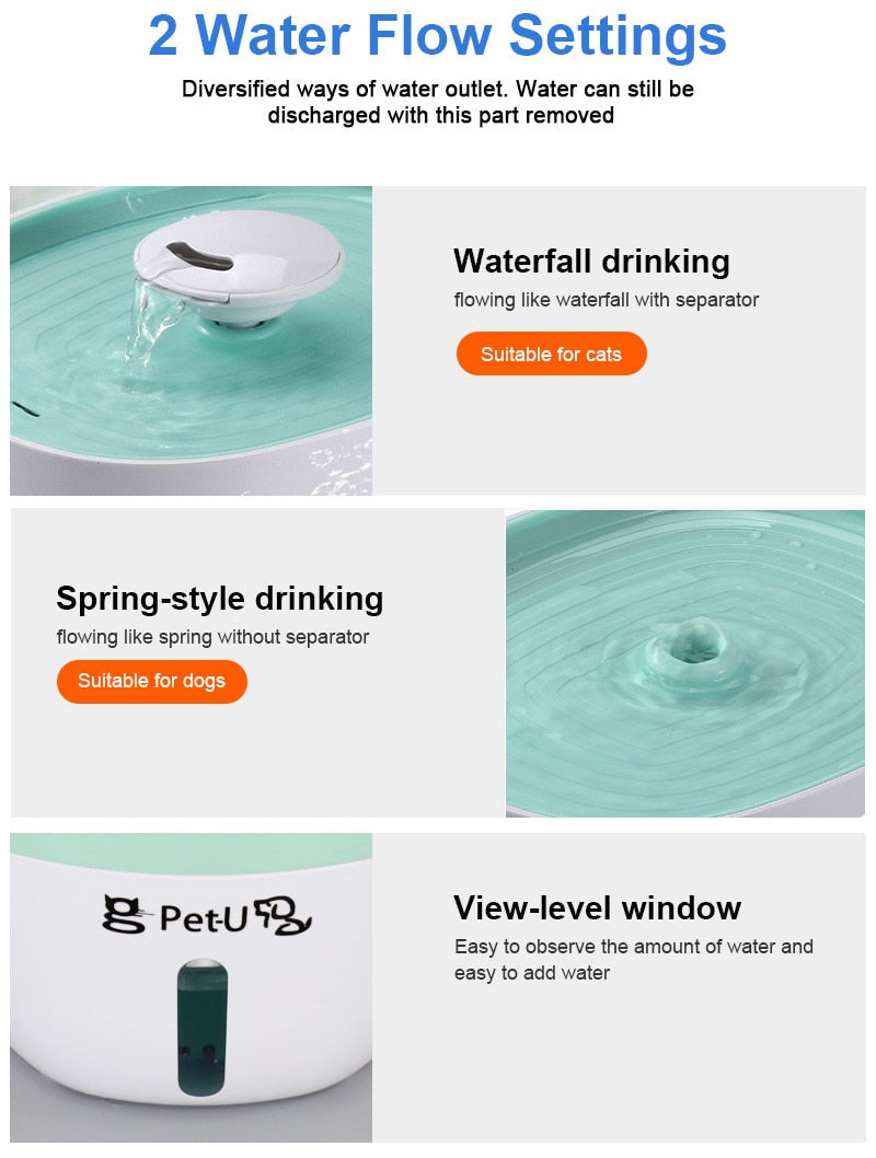 2.2L Automatic Pet Water Fountain