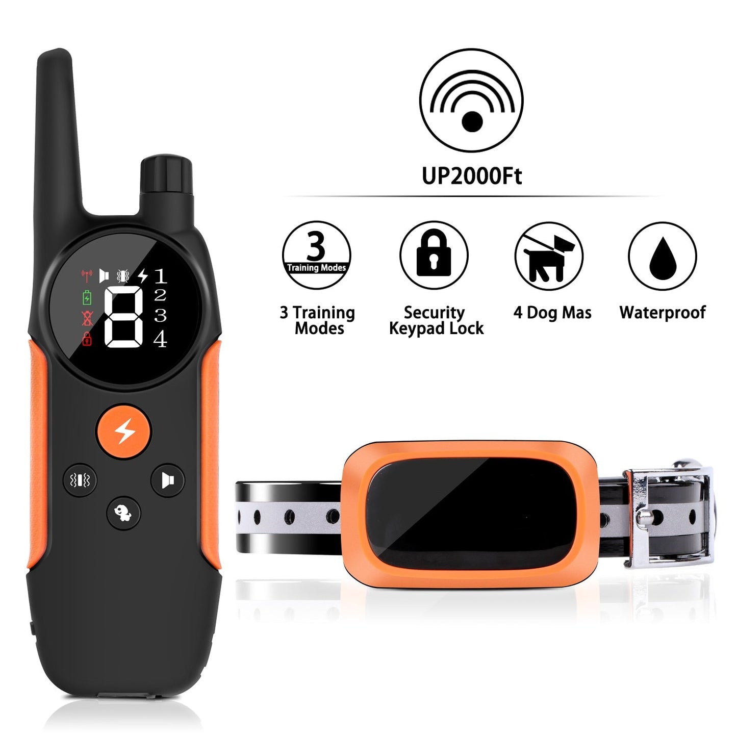 LCD Display Dog Training Collar