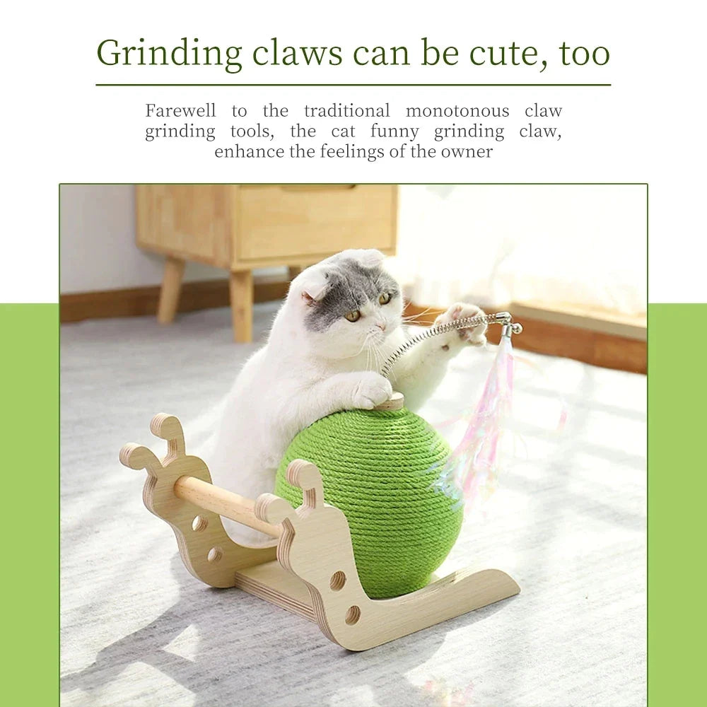 Wear-resistant Woven Sisal Cat Scratch Ball