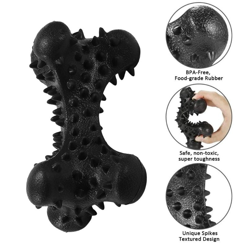 Interactive Dog Molar Rubber Bone Toy