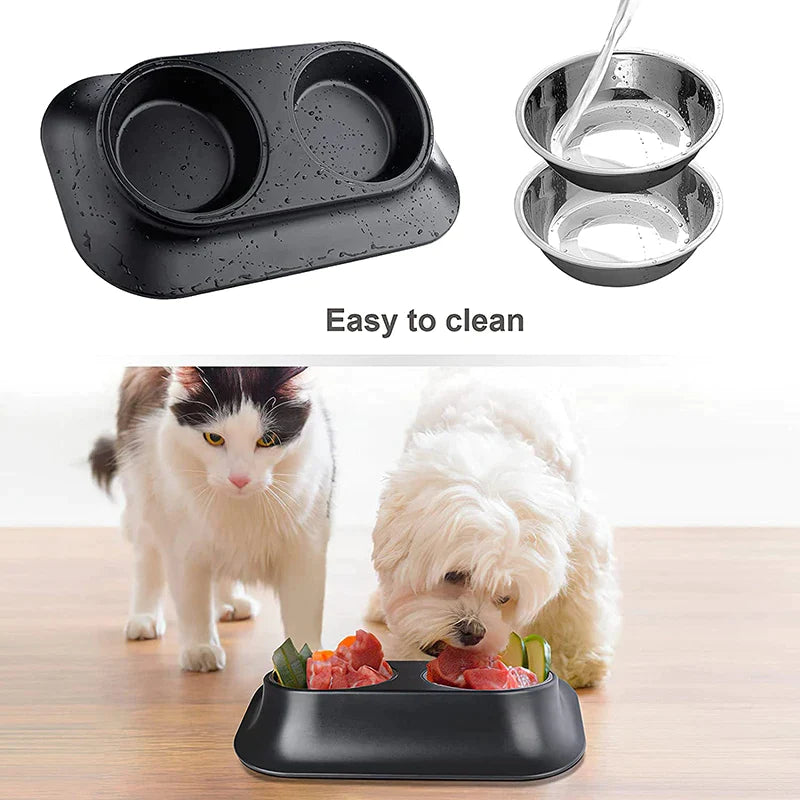 15 Degree Tilt Raised Dog FoodBowl