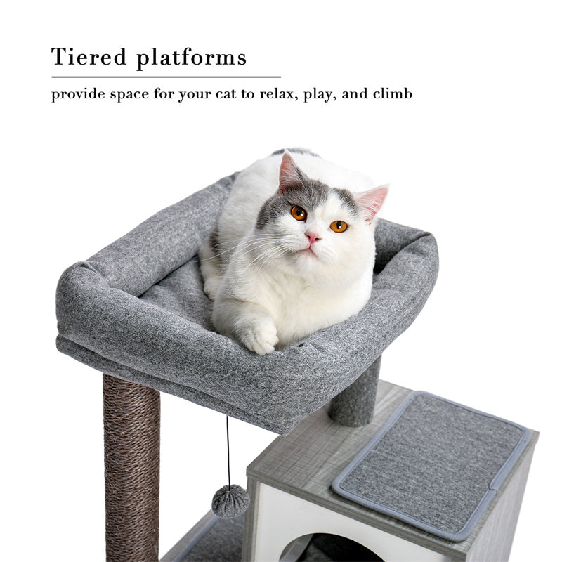 Luxury Cat Tree Condo Scratching Post