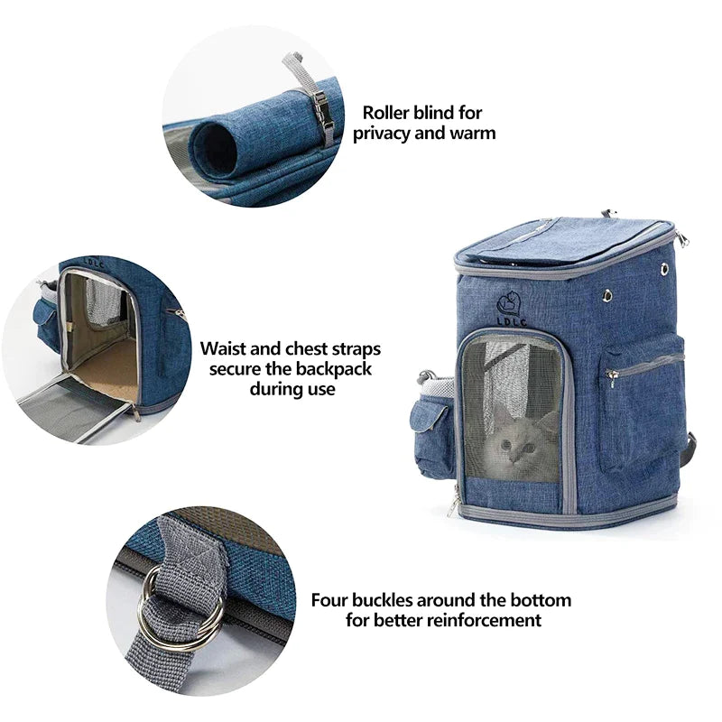 Ventilated Durable Pet Backpack