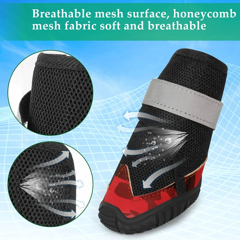Honeycomb Mesh Dog Shoes