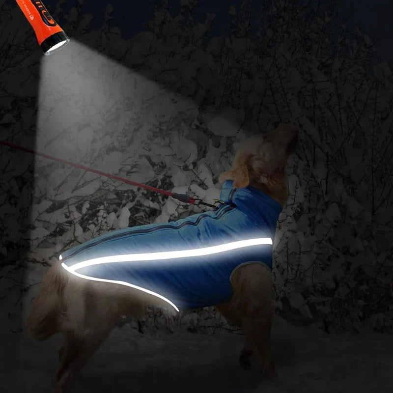 Warm Fleece Winter Dog Snowsuit