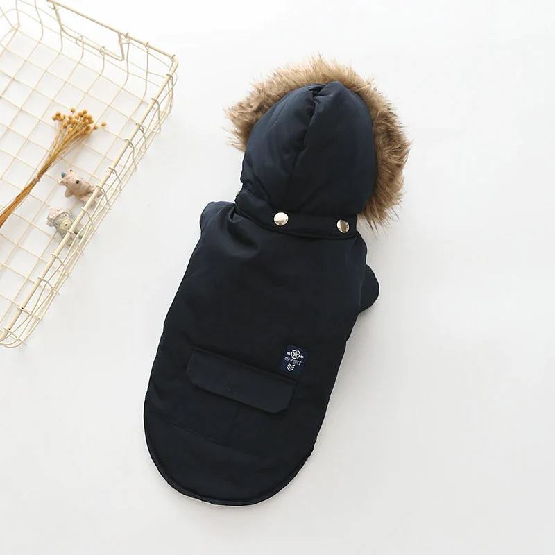 Cold Weather Hoodie Dog Jacket