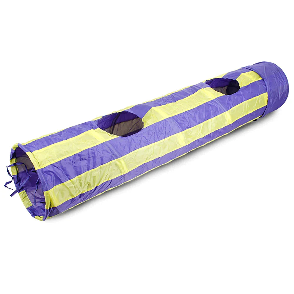 4 Holes Foldable Cat Tunnel Tube