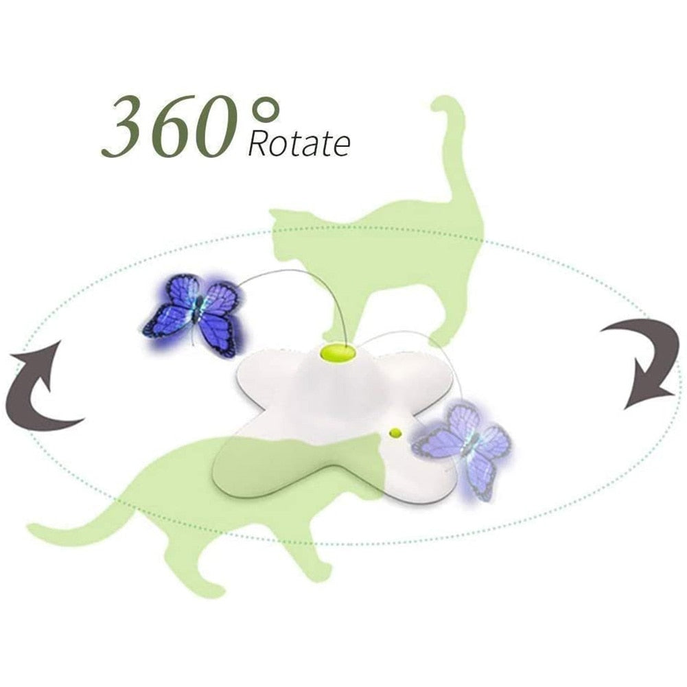 360 Degree Rotating Motion Activated Cat Toy